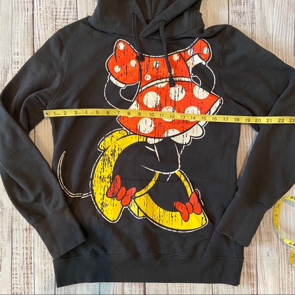 Disney Parks Mini Mouse Hoodie with Mouse Ears. Size Medium. - Picture 3 of 11